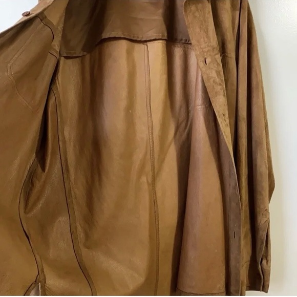 Vintage Barney’s NY Suede Leather Shirt ✨FIRM NO OFFERS✨ - Picture 2 of 8